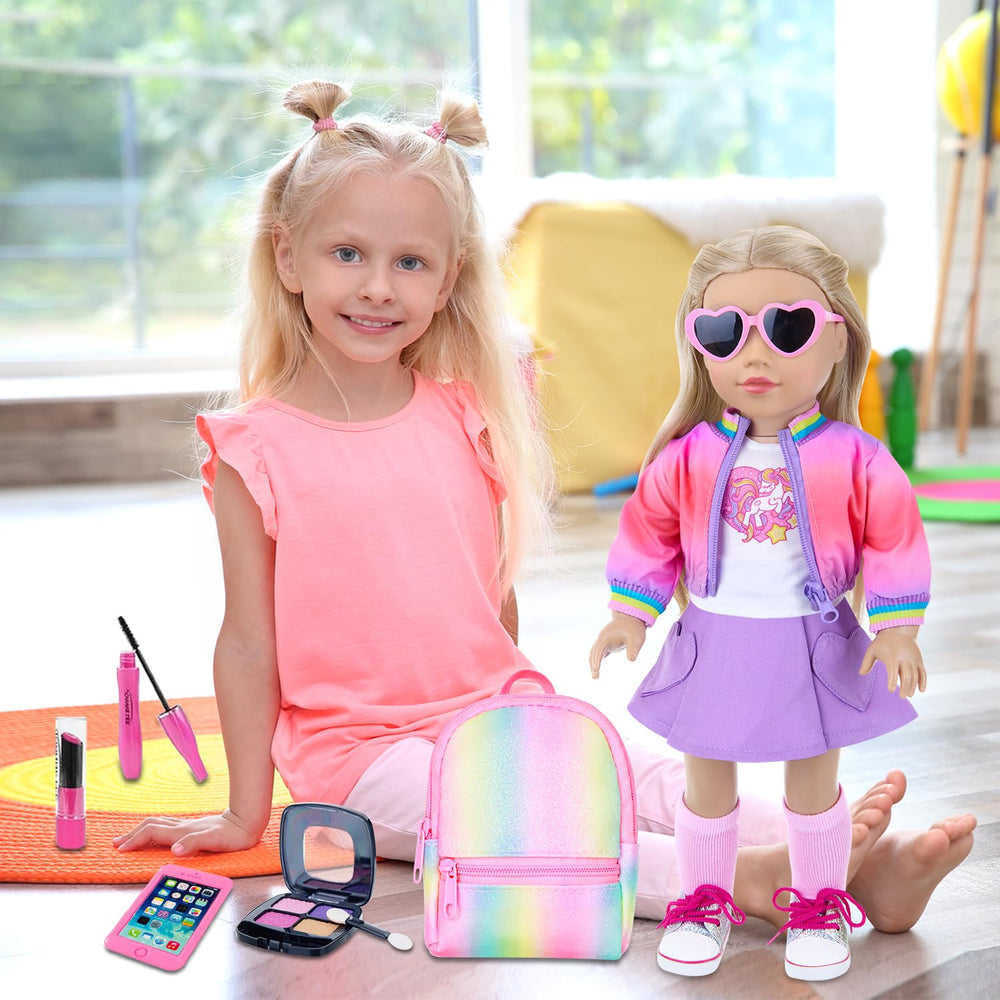 ZITA ELEMENT doll boots and socks complete chic outfits for 18-inch dolls.
