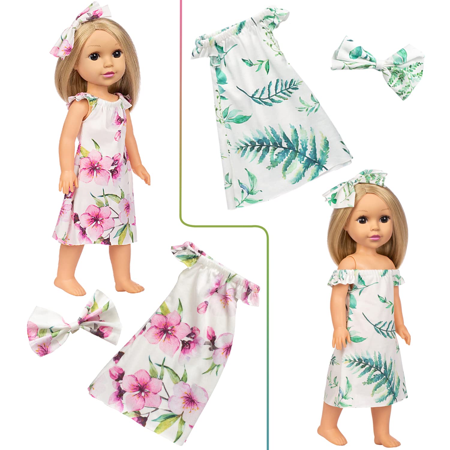 ZITA ELEMENT Christmas gift doll clothes set sparks joyful holiday dress-up.