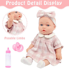 ZITA ELEMENT classic checkered skirt expands doll wardrobe for mix-and-match storytelling.