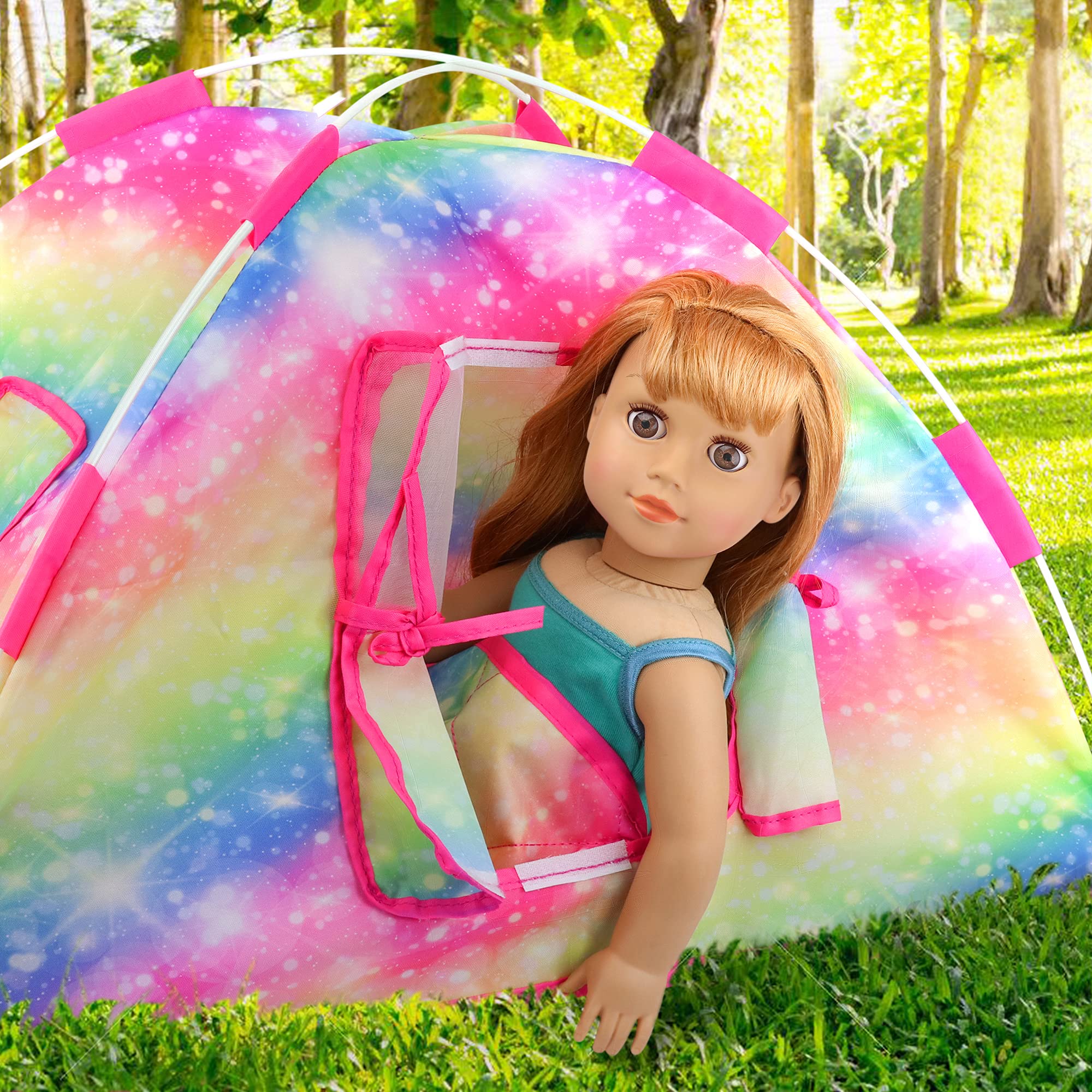 ZITA ELEMENT gift box keeps seven doll accessories neatly organized