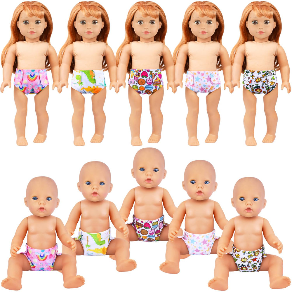 Zita Element doll diapers 15-inch closeup shows snug fit and detail