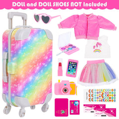 Zita Element doll jacket and white top add colorful, mix-and-match style.