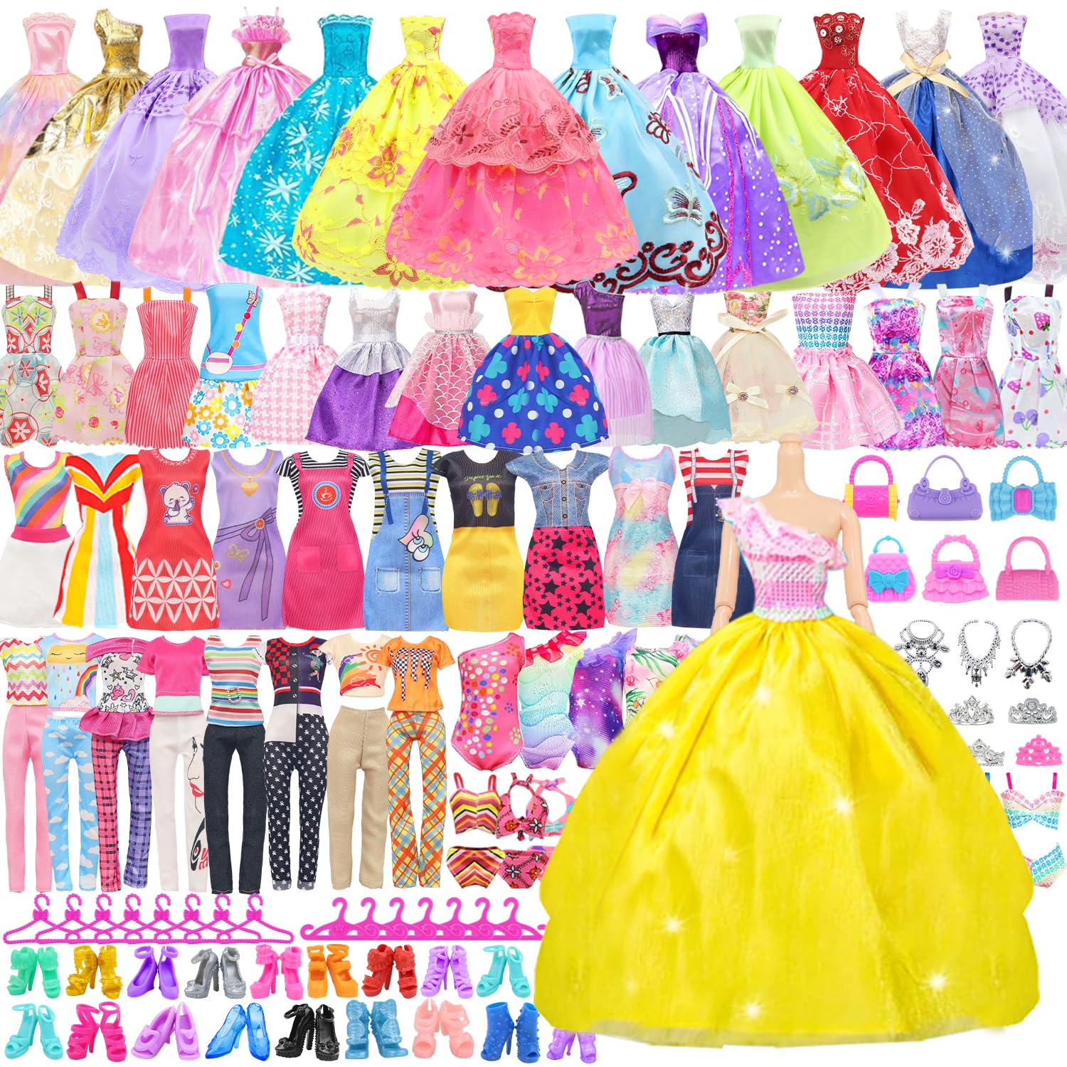 ZITA ELEMENT doll shoes 10 pairs enhance matching outfits and role play.