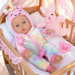 ZITA ELEMENT gift box set featuring doll, rabbit, pacifier and bottle