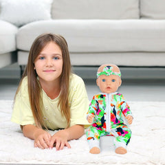 ZITA ELEMENT monstera headband for 14-18 inch dolls, durable and soft accessory