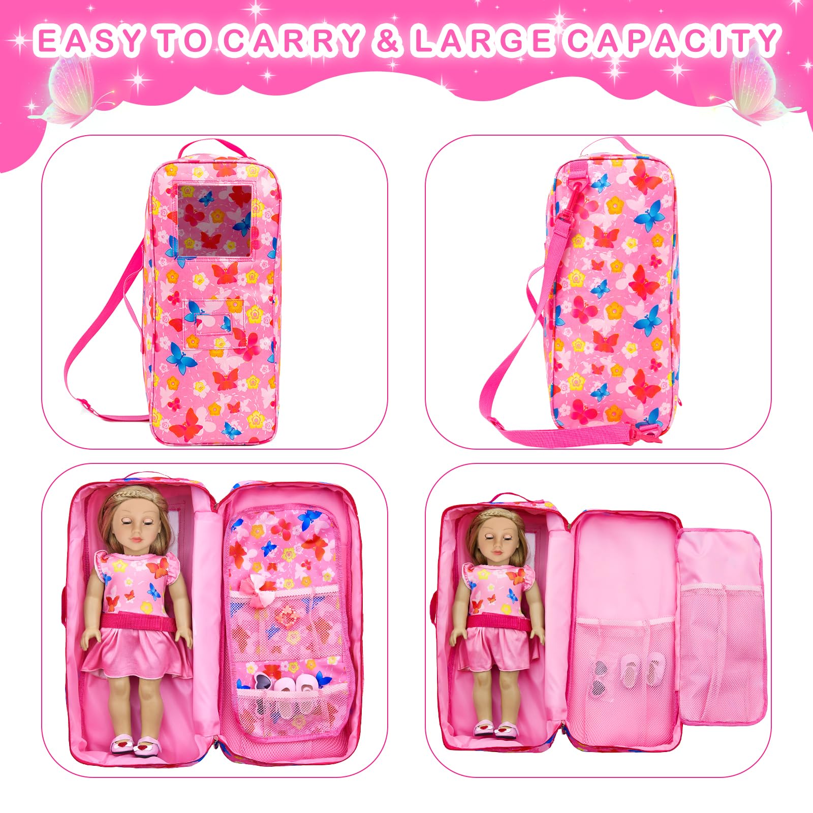 ZITA ELEMENT 18-inch doll outfit set includes dress and cushion for styling