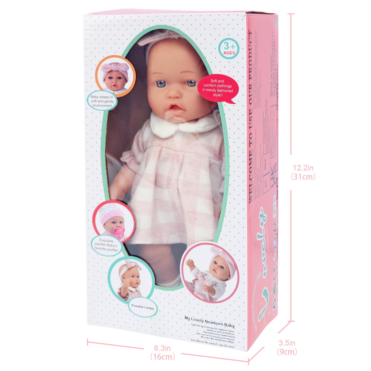 ZITA ELEMENT pacifier supports comforting role-play and caregiving scenarios.