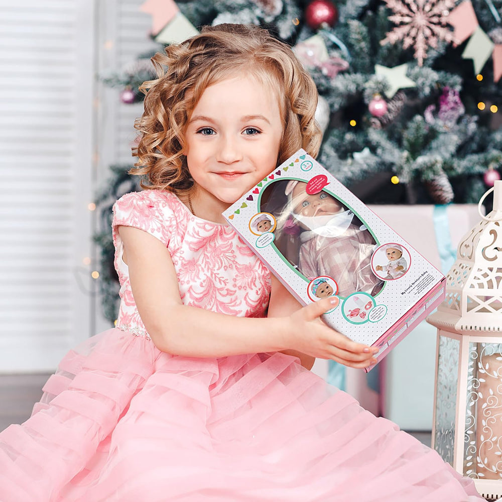 ZITA ELEMENT packaging gift box presents a ready-to-gift doll set.