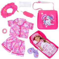 ZITA ELEMENT rainbow pony handbag provides a cheerful carry option for dolls and gear.