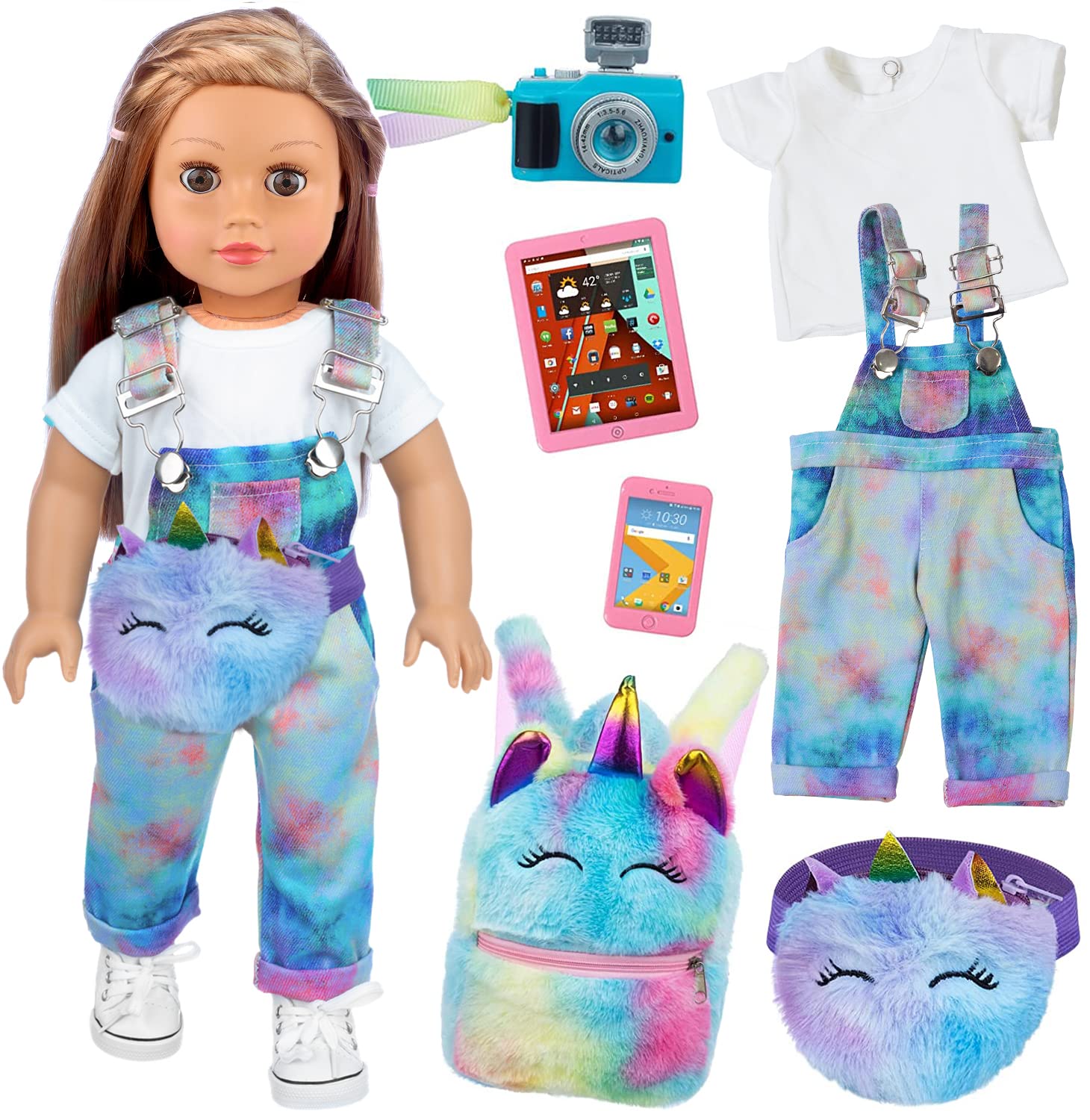 Zita Element T-shirt for 18-inch doll, easy mix-and-match playwear