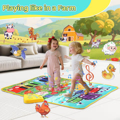 Zitranse 3-in-1 Music Mat farm theme design inspires imaginative music sessions
