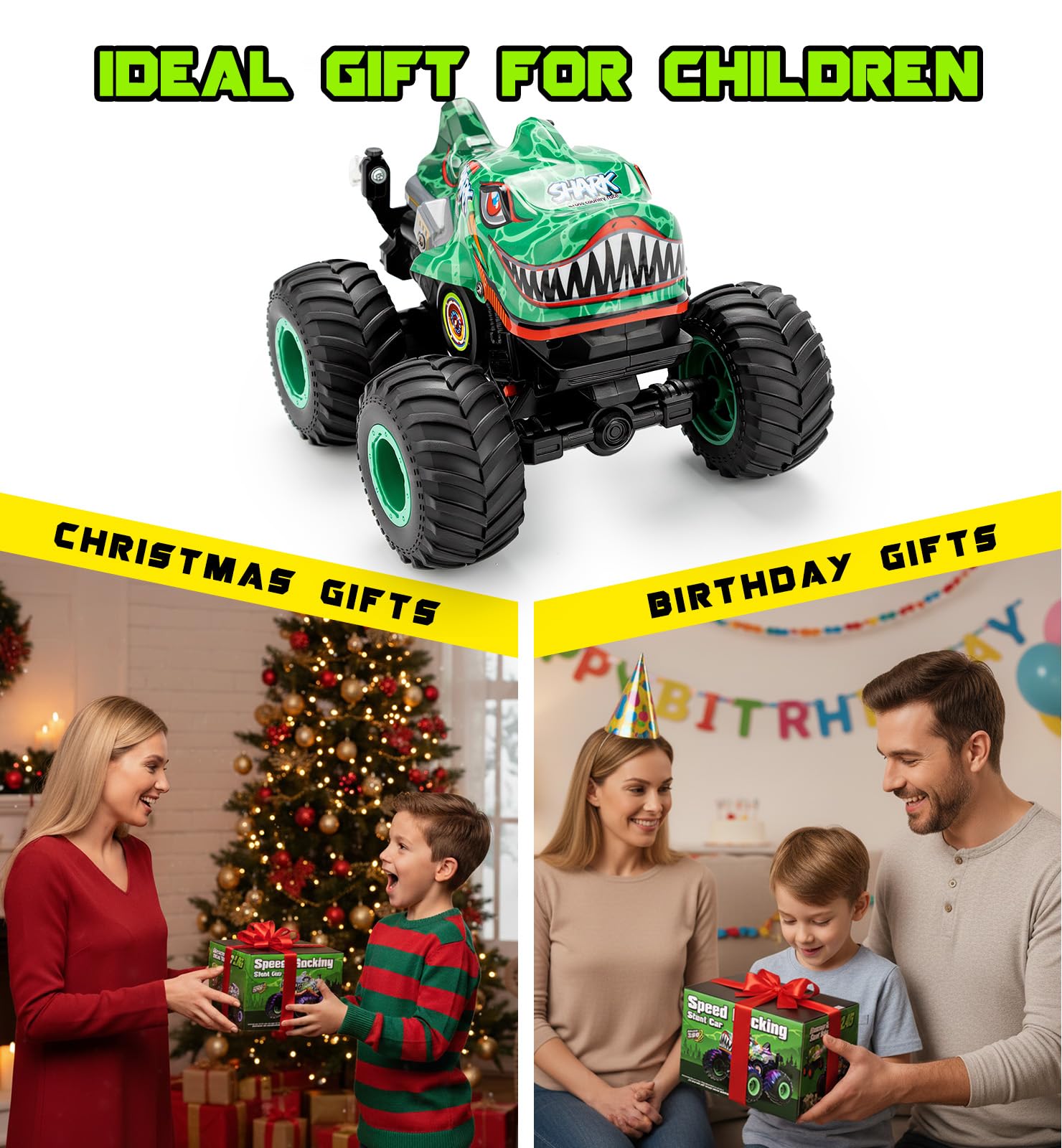 ZIYOGIFT Gift-ready RC car for kids 4‑12.