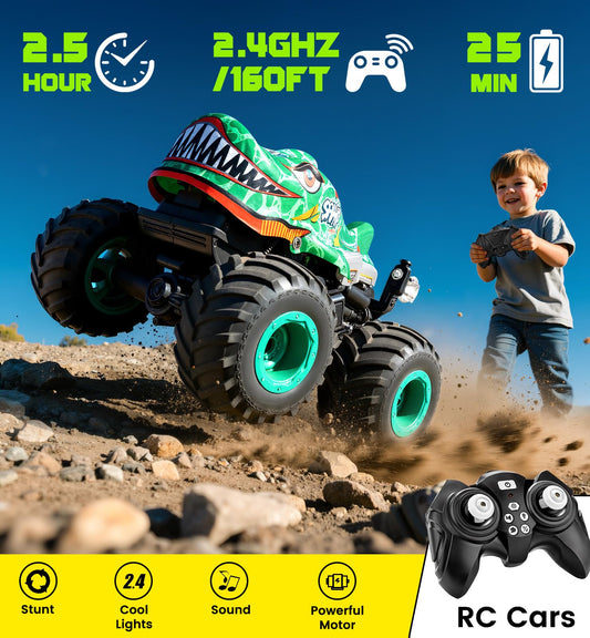 ZIYOGIFT RC car 2.4GHz stability for multi-car racing.