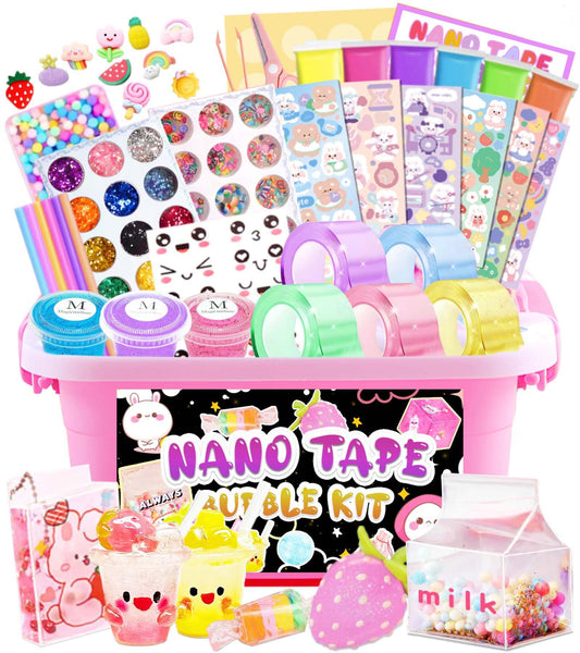 ZiZa Nano Tape Bubble Kit – colorful bubbles for creative play and safe materials.
