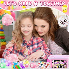ZiZa Nano Tape Bubble Kit – perfect gift for girls ages 4–12 during holidays.