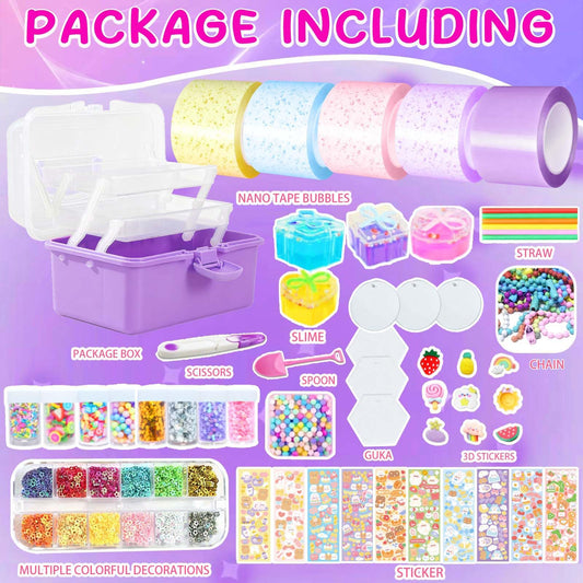 ZiZa Nano Tape Bubble Kit tape spool showing durable, non-toxic tape for crafting
