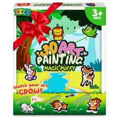 ZIZZ Aqua Puffs 3D art assembly illustrates puffing magic for kids