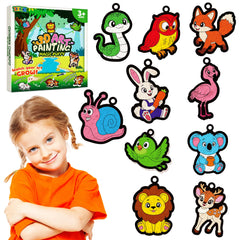 ZIZZ Aqua Puffs coloring designs ready for water activation