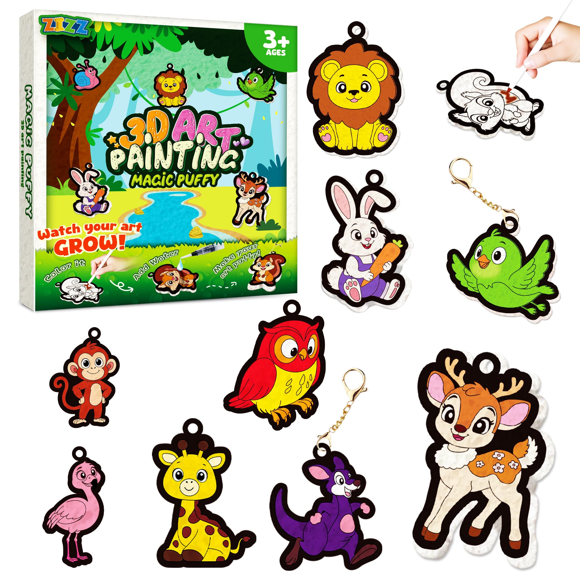 ZIZZ Aqua Puffs gift set for ages 4-10