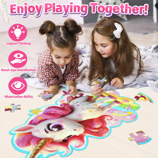 ZIZZ 48-piece puzzle with large pieces fits little hands