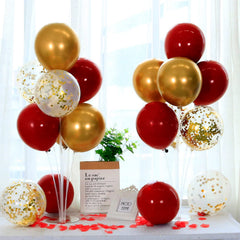 ZJDHPTY ribbons finish the balloon setup with elegant tails.
