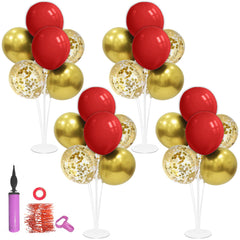 ZJDHPTY balloon stand base stabilizes the centerpiece for party tables.