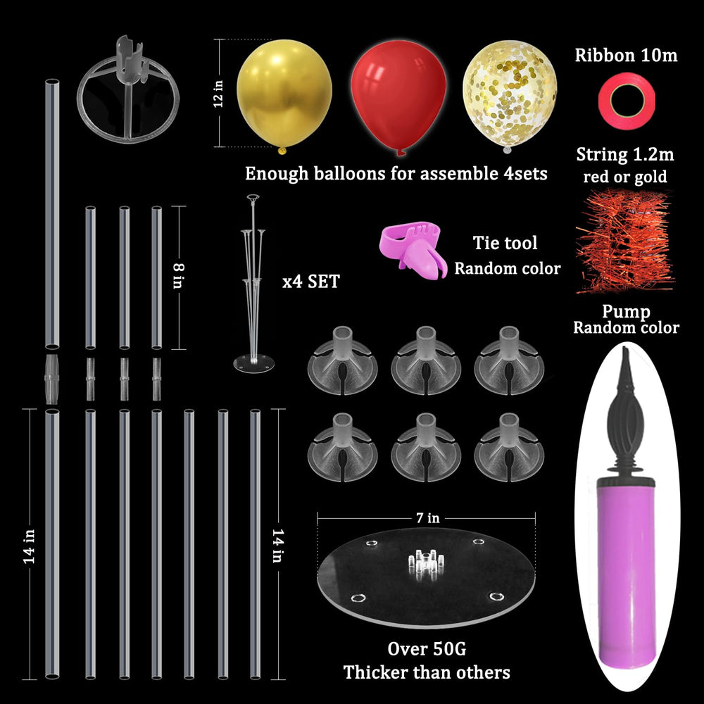 ZJDHPTY balloon stand frame creates a tidy, reusable structure for displays.