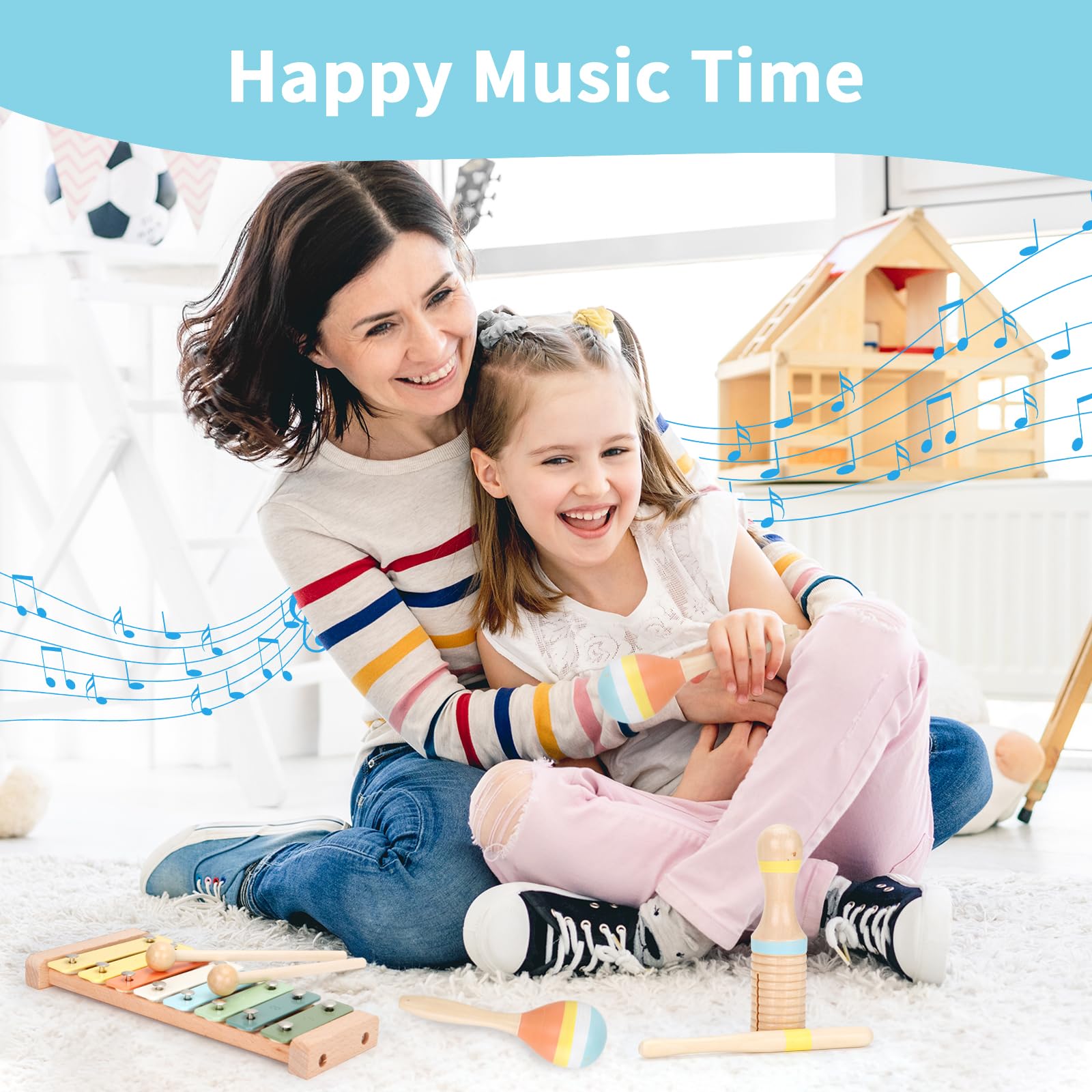 ZJEFUNS Wood Sounder for tactile feedback and motor skill work.