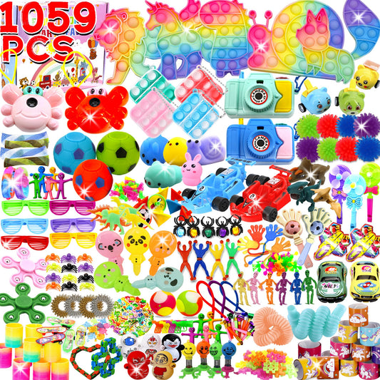 ZJLL 1000pcs party favors pack front for classroom prizes and party entertainment.