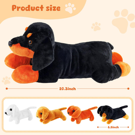 ZJoey dachshund big 18.5 inch plush bedtime companion