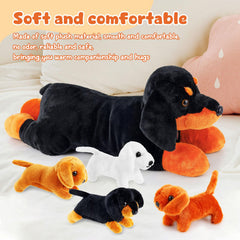 ZJoey dachshund gift-packaging-ready plush set for Christmas and birthdays