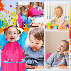 Zkptops six pack smocks ideal for multiple children or daily use.