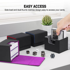 ZLCA compact deck box is portable for travel and events.