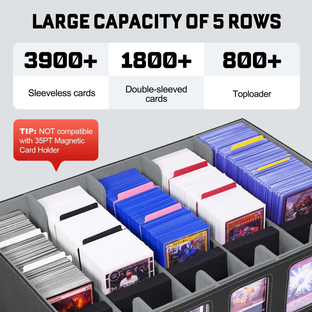 ZLCA display window card sorter helps you quickly locate favorites during game nights.