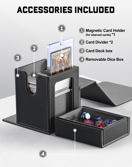ZLCA 35pt magnetic card holder keeps the commander secure and accessible