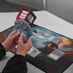 Two dividers included to help organize decks and collections.