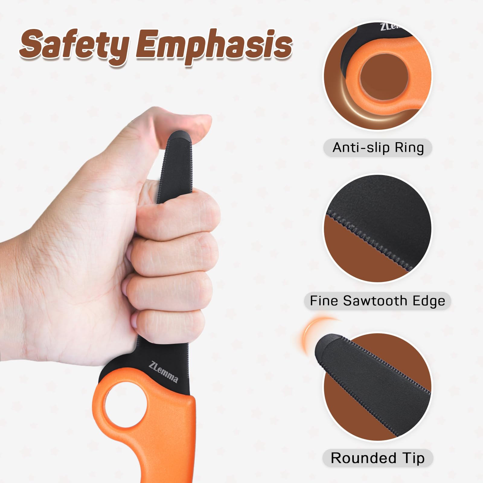 ZLemma cardboard knife with nonstick coating for smoother cuts and less glue