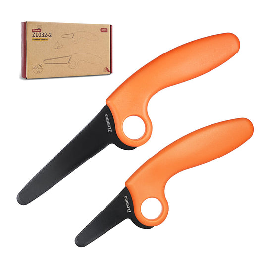 ZLemma cardboard knife with ring design for safer, controlled cutting in kids' crafts