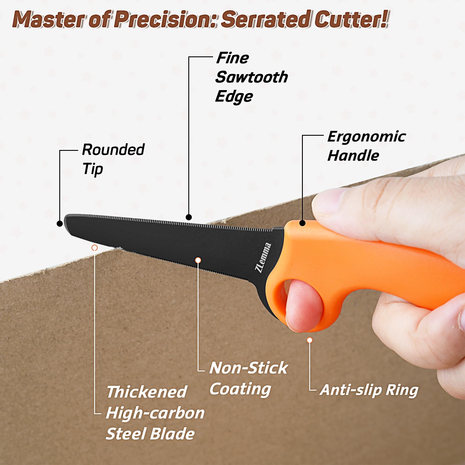ZLemma child-friendly tools with safe serrations support confident junior makers.