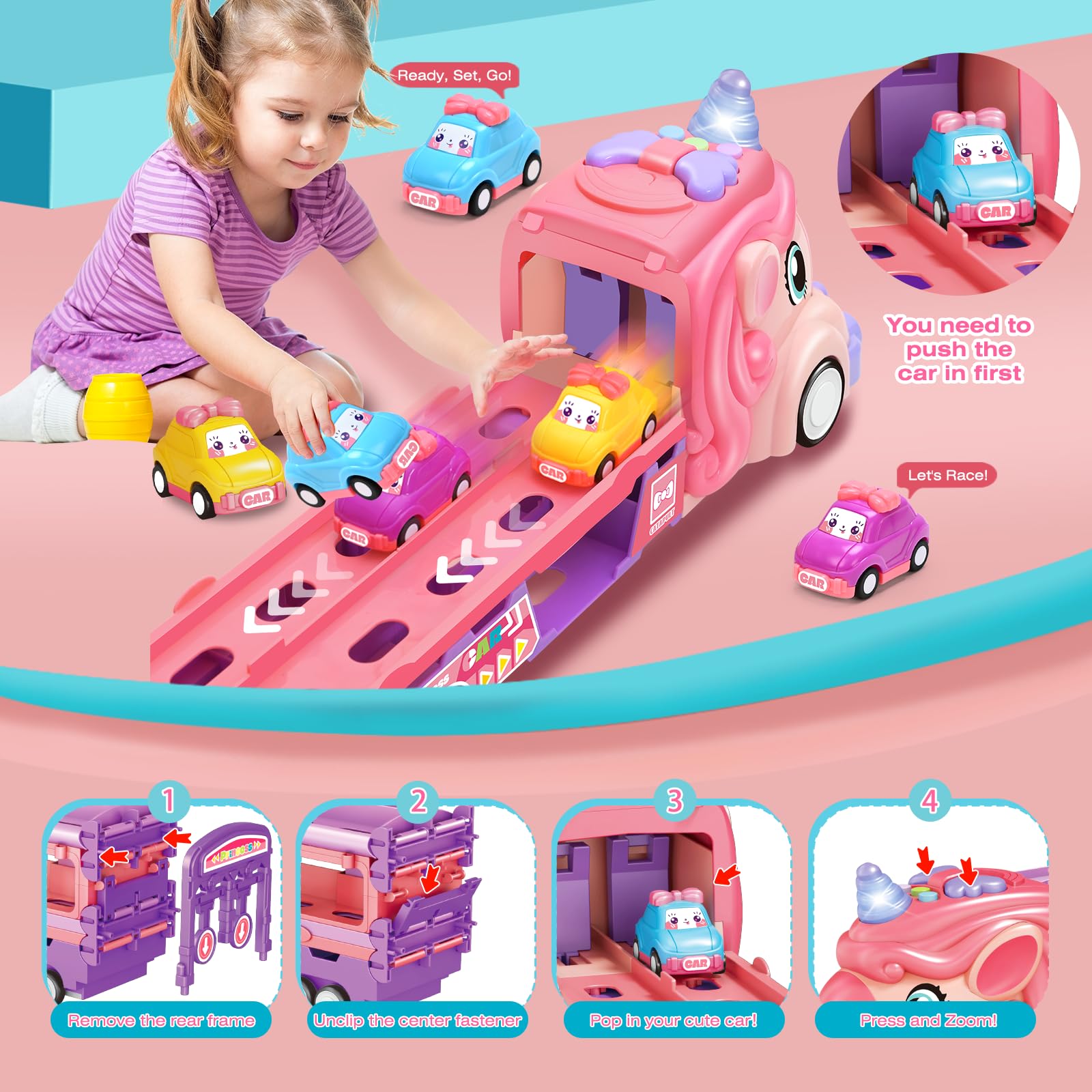Zlreswer interactive lights and sounds enhance immersive playtime.