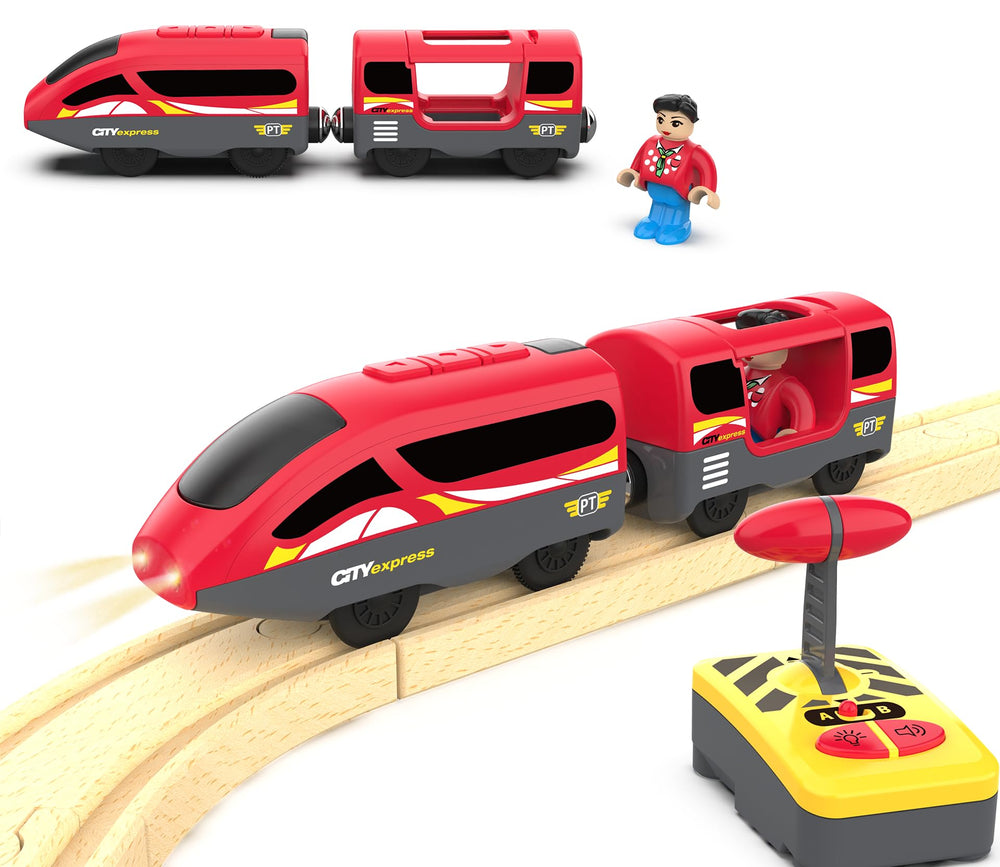 Z MAYABBO remote control train front view with lights for engaging play