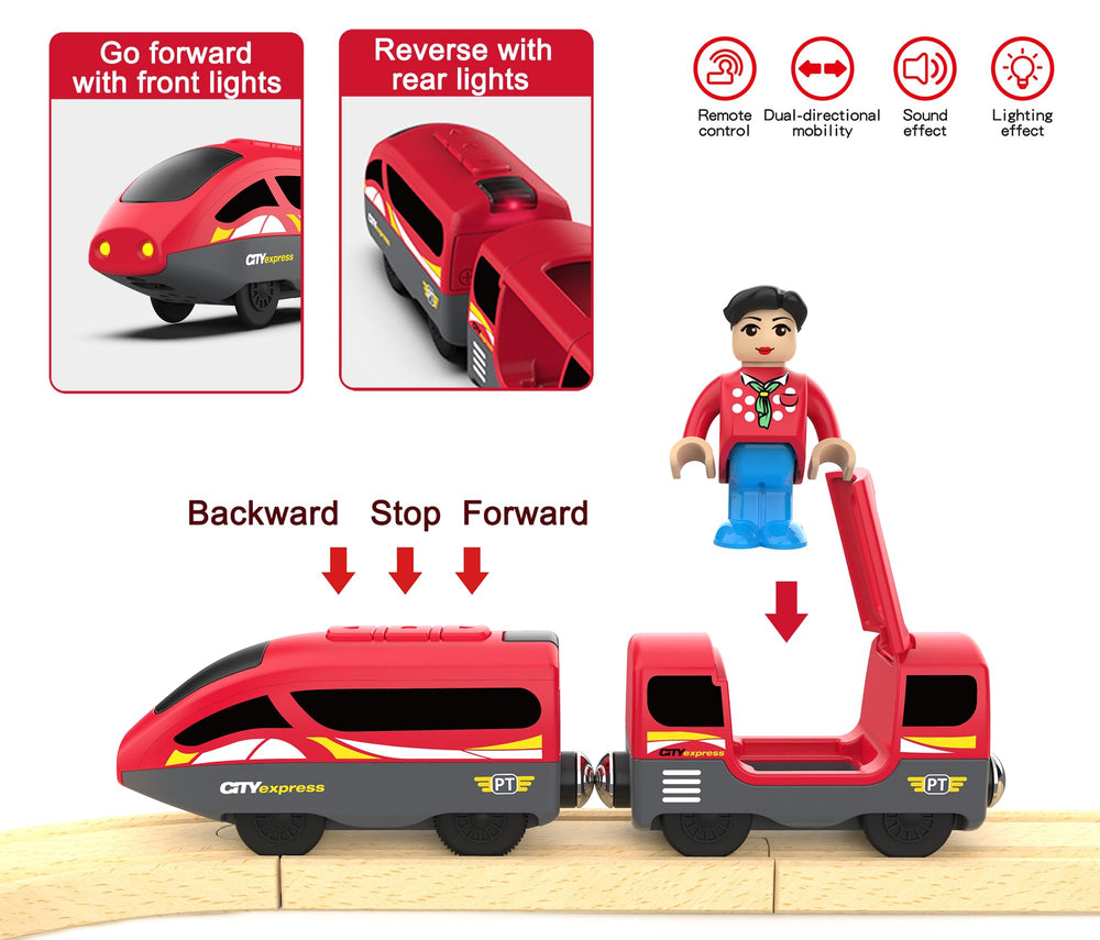 Z MAYABBO remote control train rear view highlighting tail light