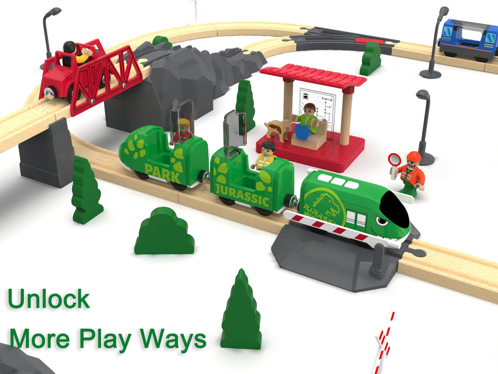 Z MAYABBO train set customizable track layout encourages creativity