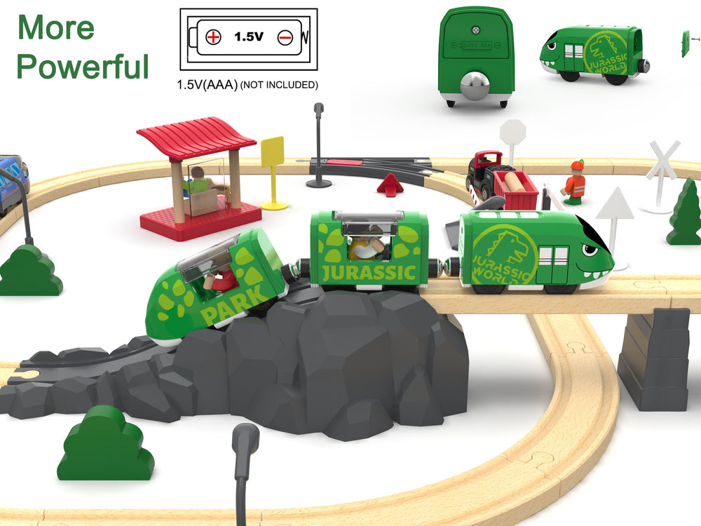 Z MAYABBO train set magnetic doors for interactive passenger feel