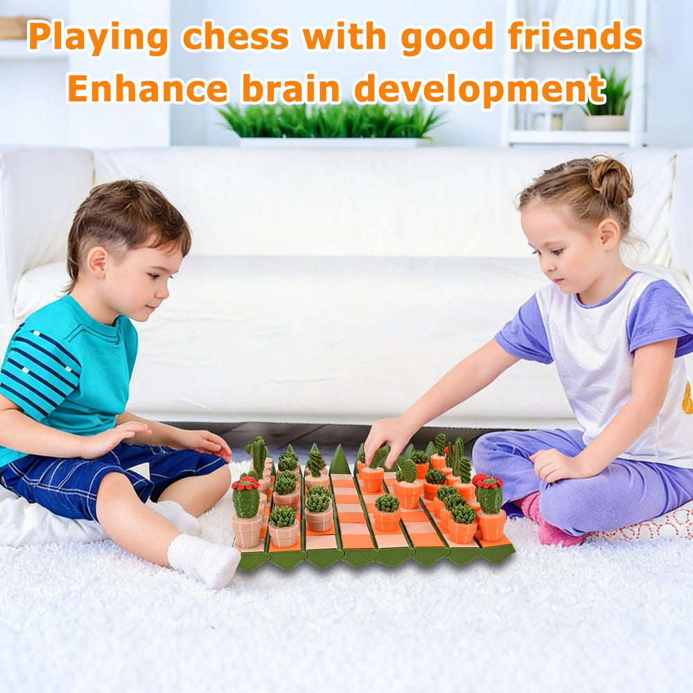 ZMJY gift-ready set for plant lovers and chess fans.