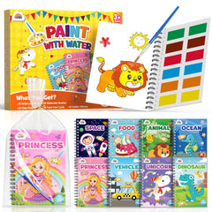 ZMLM 24-pack water coloring books in packaging, ideal for bulk party favors.