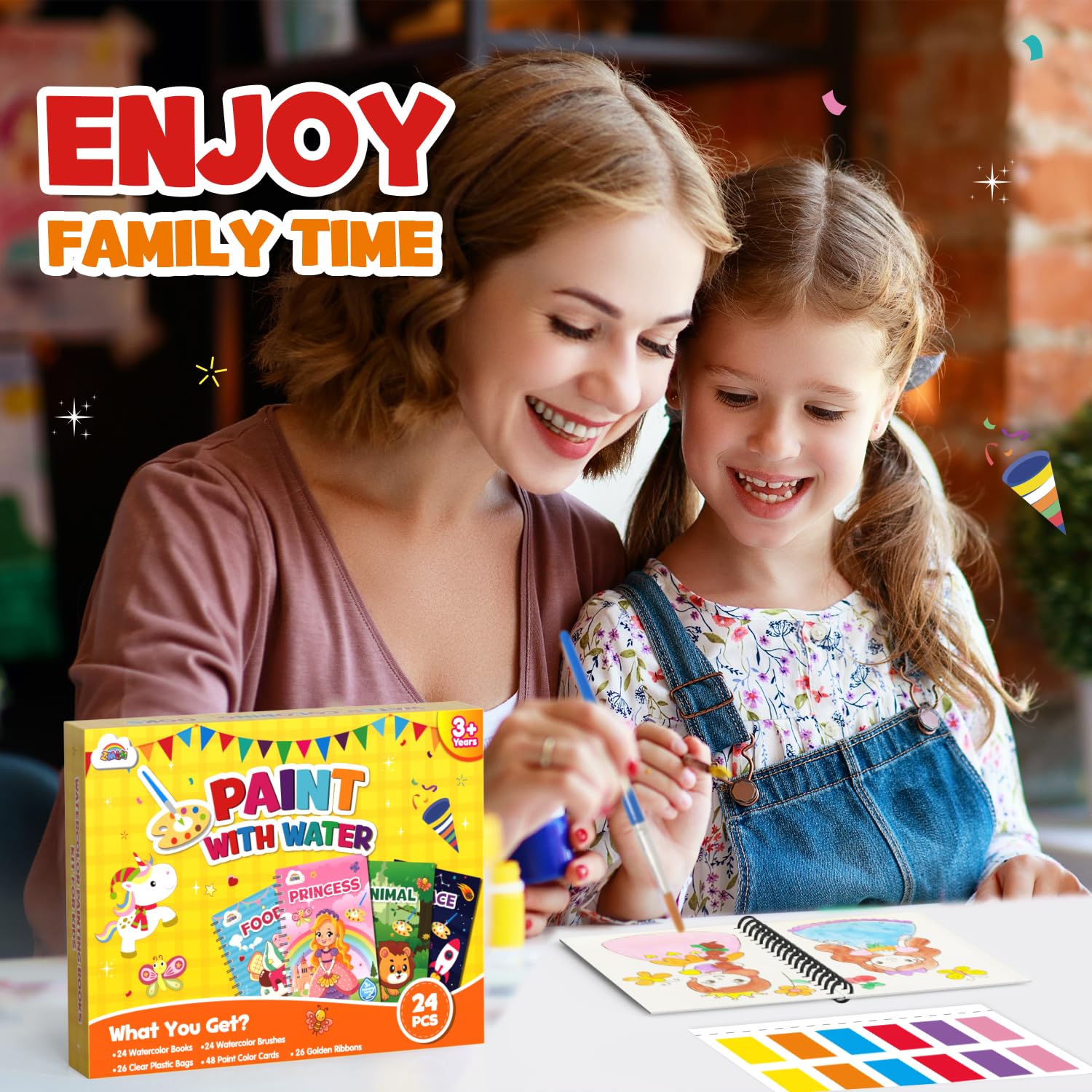 ZMLM 6.3x4.3 inch coloring books fit small hands easily.