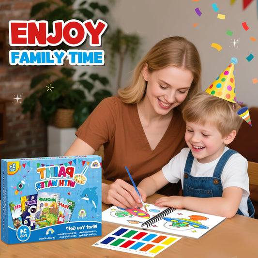 ZMLM mini coloring books opened to color-ready pages for small hands
