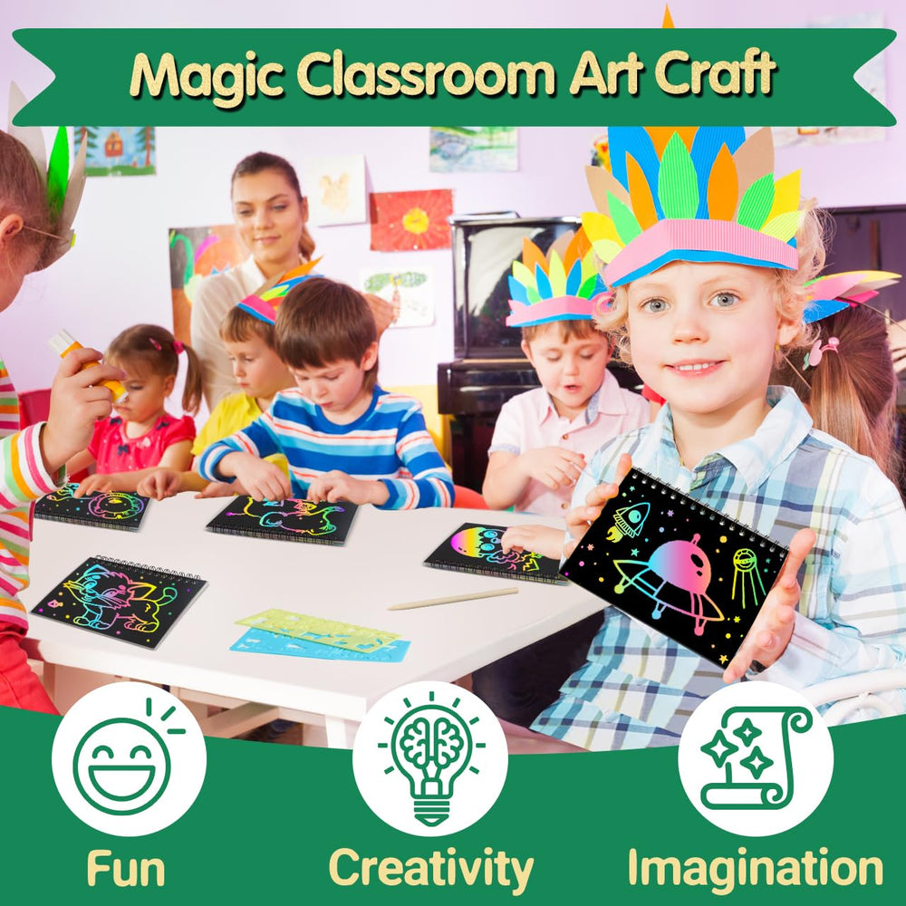 ZMLM rainbow color palette sparks creativity during art time