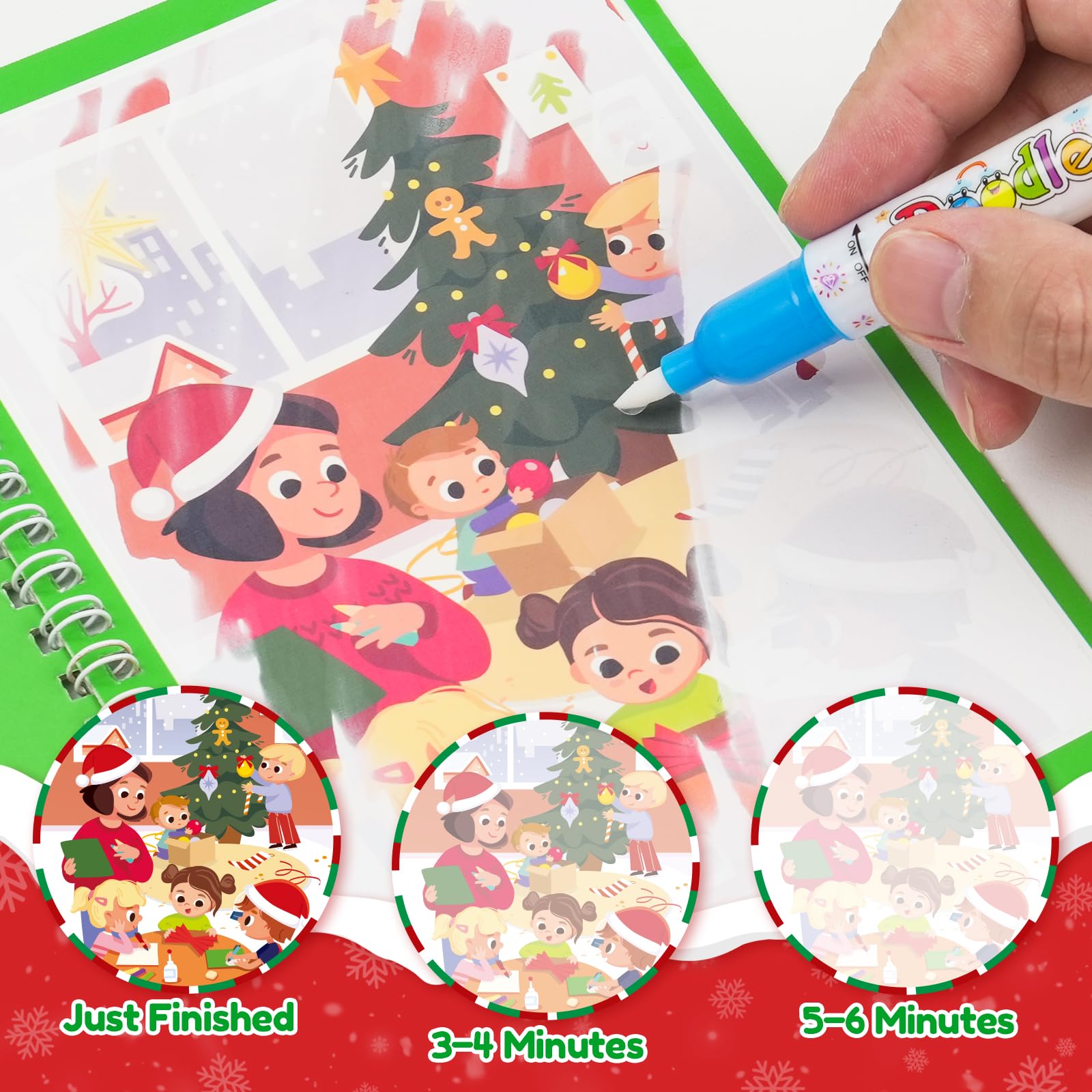 ZMLM animal-theme page reveals vibrant colors with water and no spills